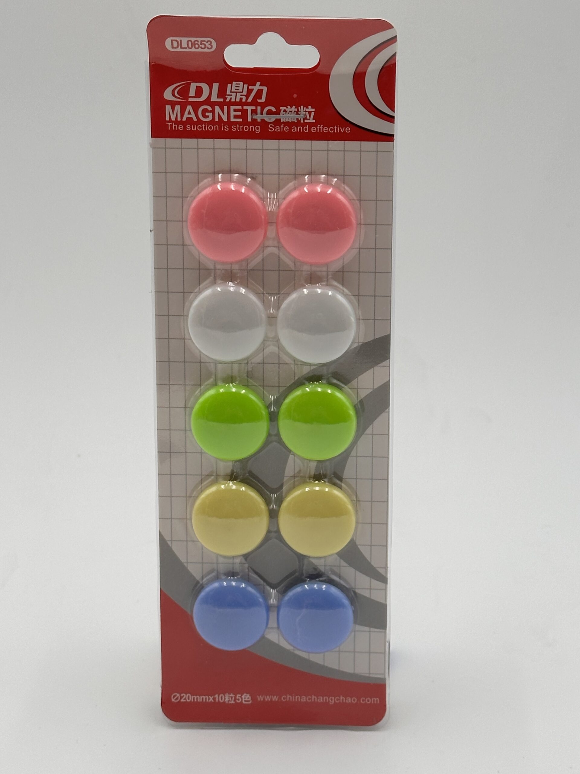 مغناطيس دائري ملون صغير (20 مم) DL0652